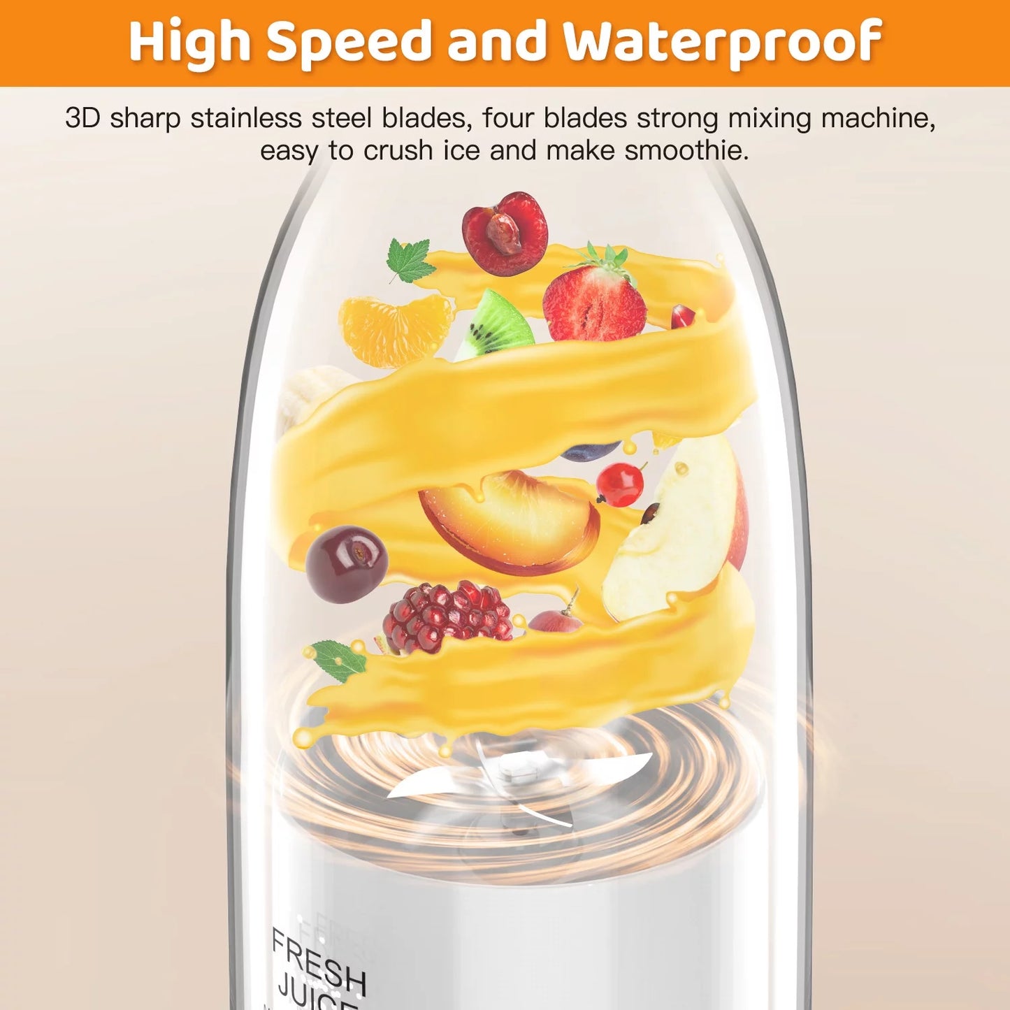 Portable Mixer Bottle