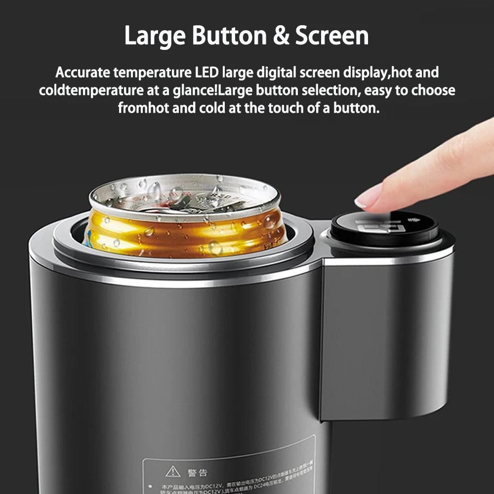 Smart Car Mug Holder | Roadmug | Touch Screen, 2 in 1, Rapid cooling, Heating, DC 12V