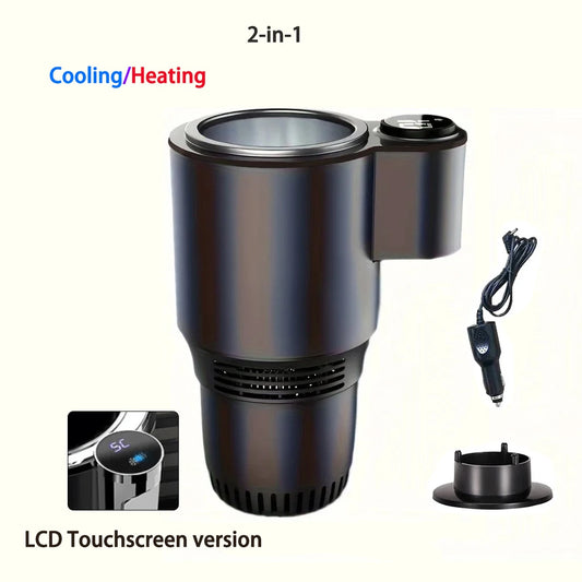 Smart Car Mug Holder | Roadmug | Touch Screen, 2 in 1, Rapid cooling, Heating, DC 12V